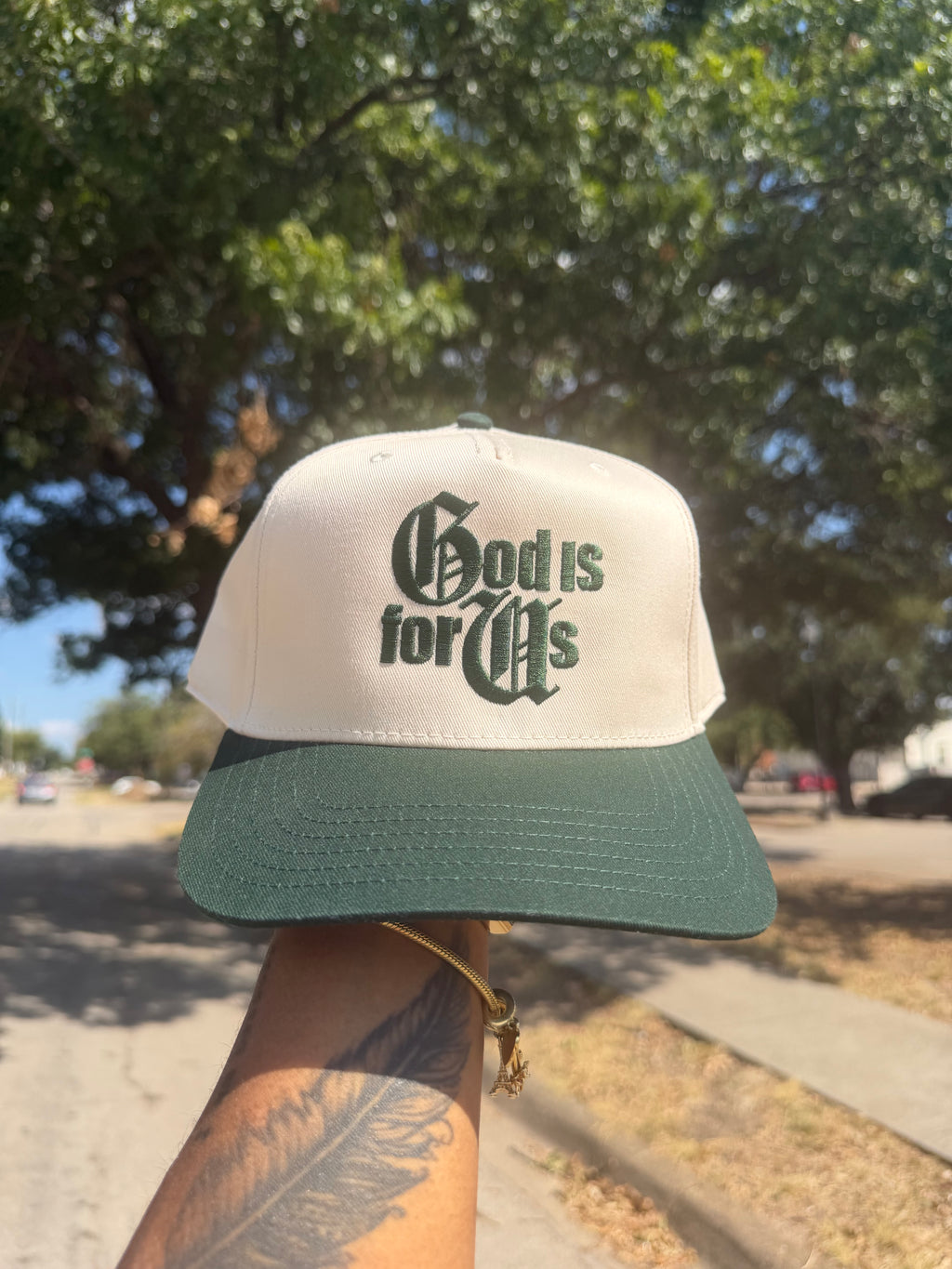 "God Is For Us" Green Bill